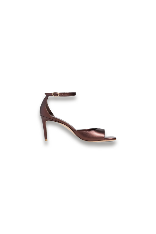 Metallic Leather Sandals