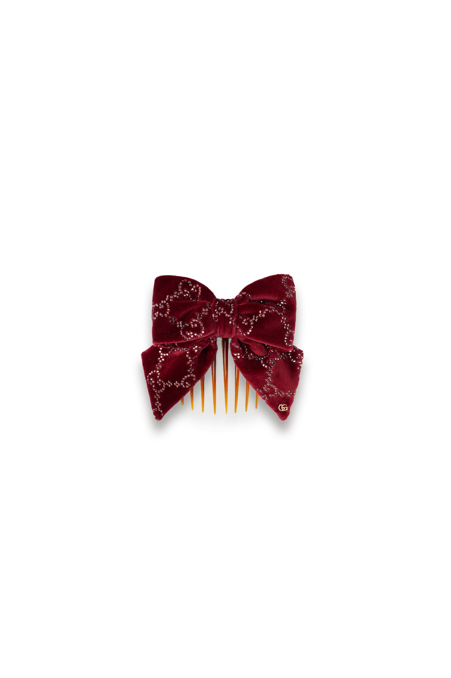 Soft Velvet Hair Slide with Crystals