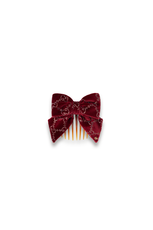 Soft Velvet Hair Slide with Crystals