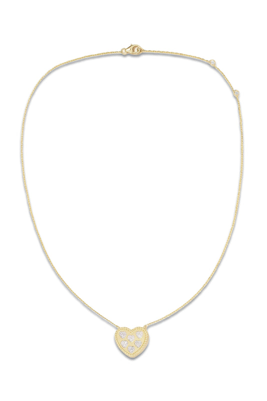 9-karat Gold Diamond Necklace