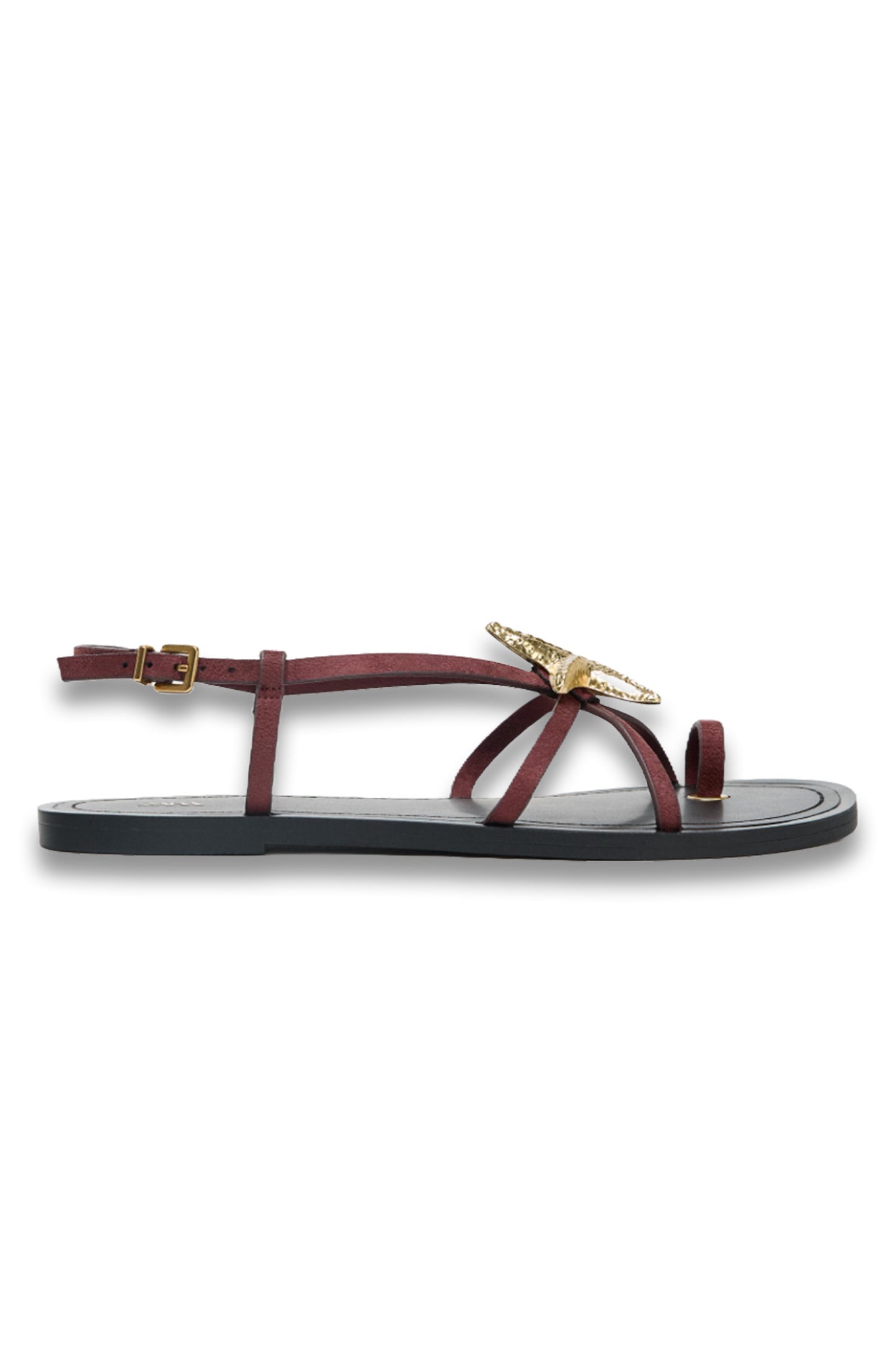 Strappy Sandals With Metal Detail