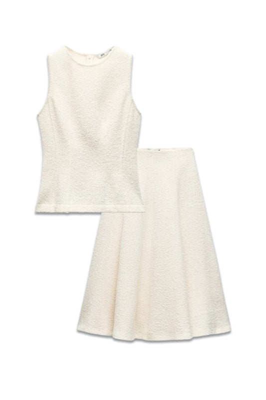 Structured Peplum Top ZW Collection & ZW Collection Structure Skirt