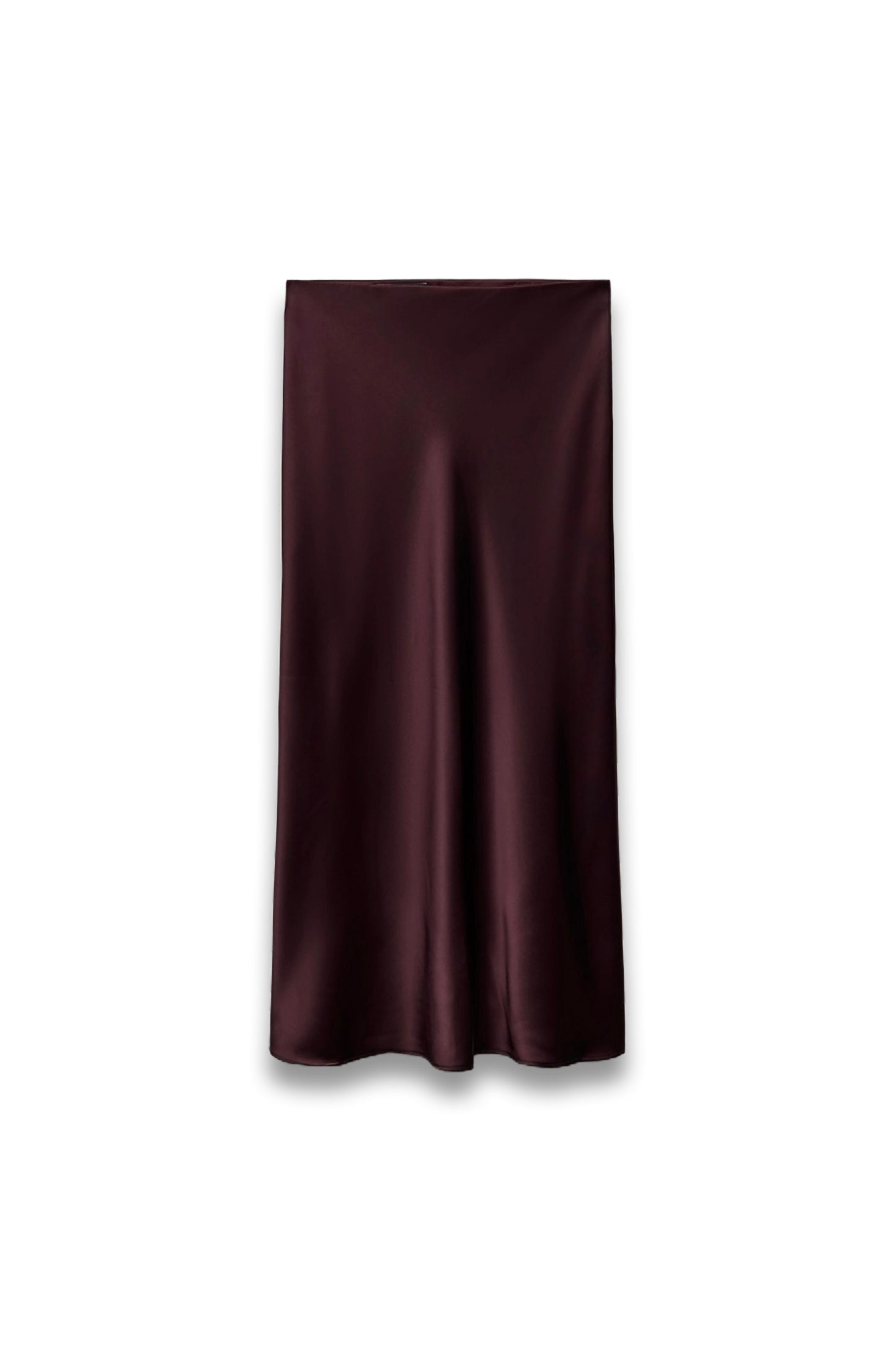 Satin Midi Skirt