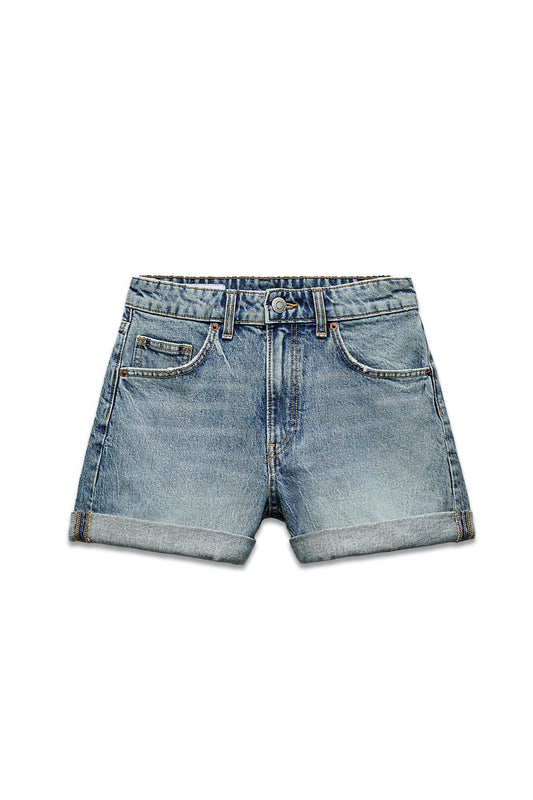 TRF Mom Fit Denim Bermuda Shorts