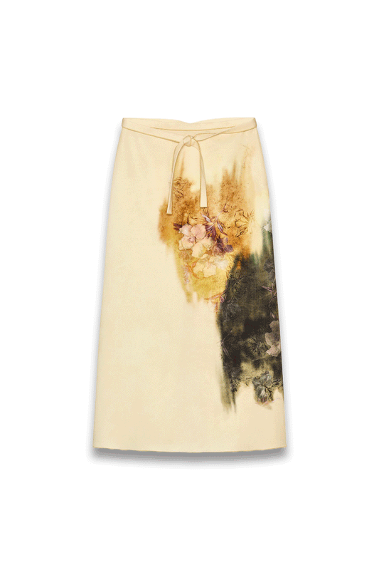 ZW Collection Printed Midi Skirt