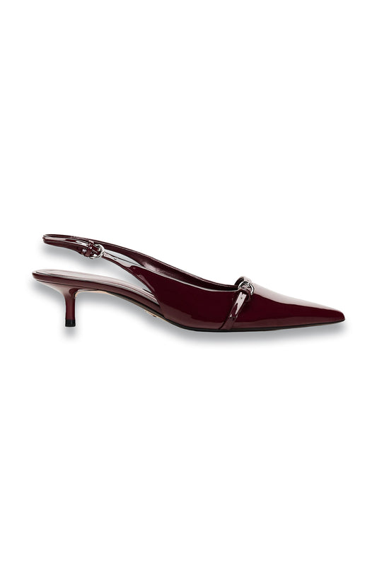 Buckle Slingback Shoes