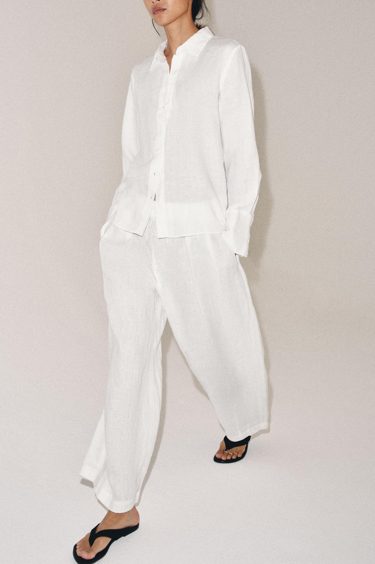 100% Linen Shirt and 100% Linen Pleated Trousers