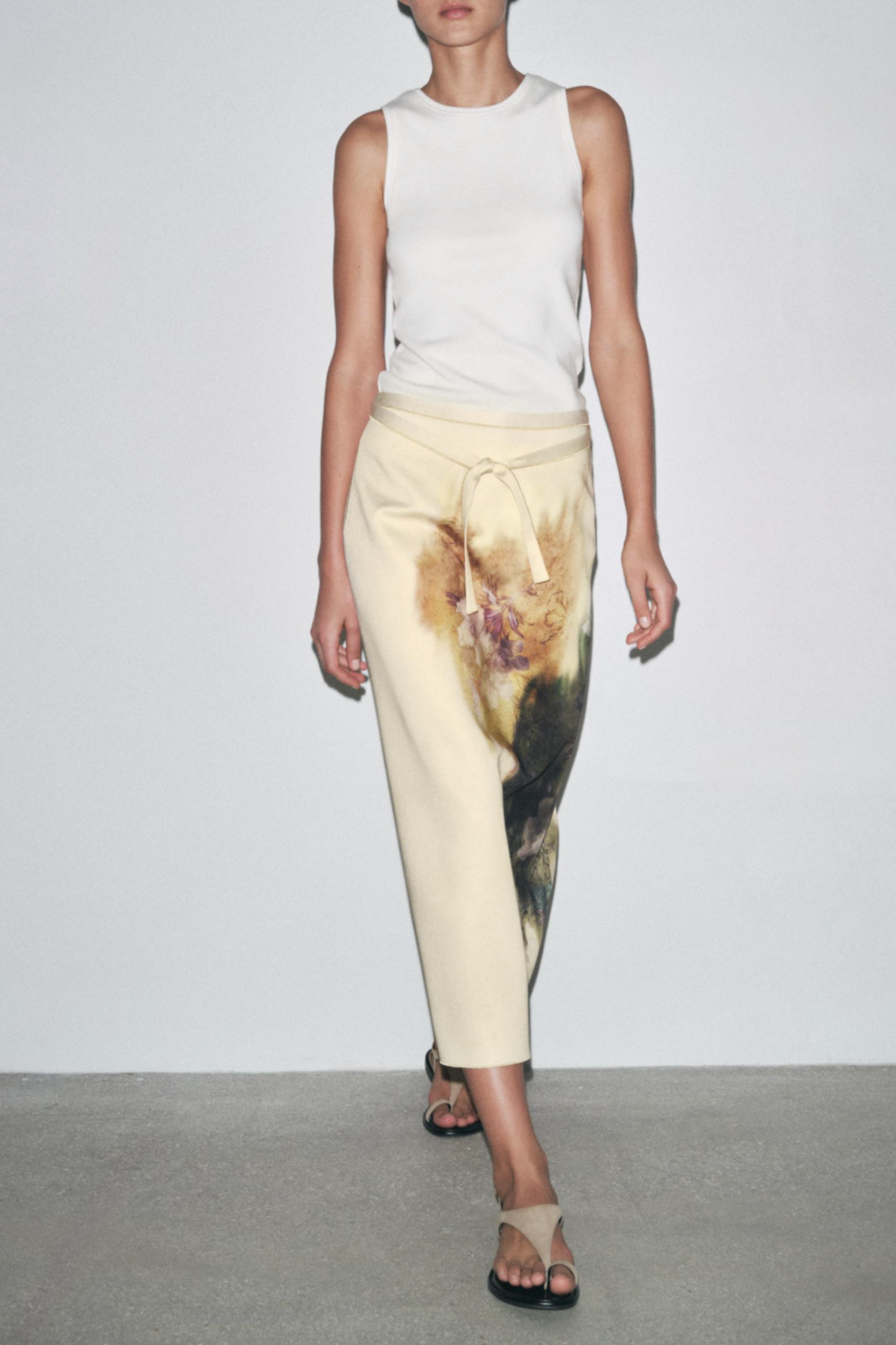 ZW Collection Printed Midi Skirt