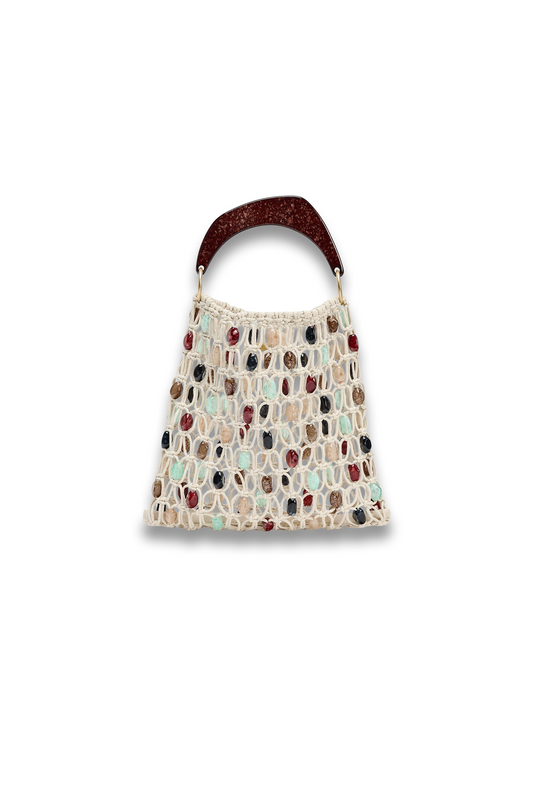 Bucket Bag with Beading