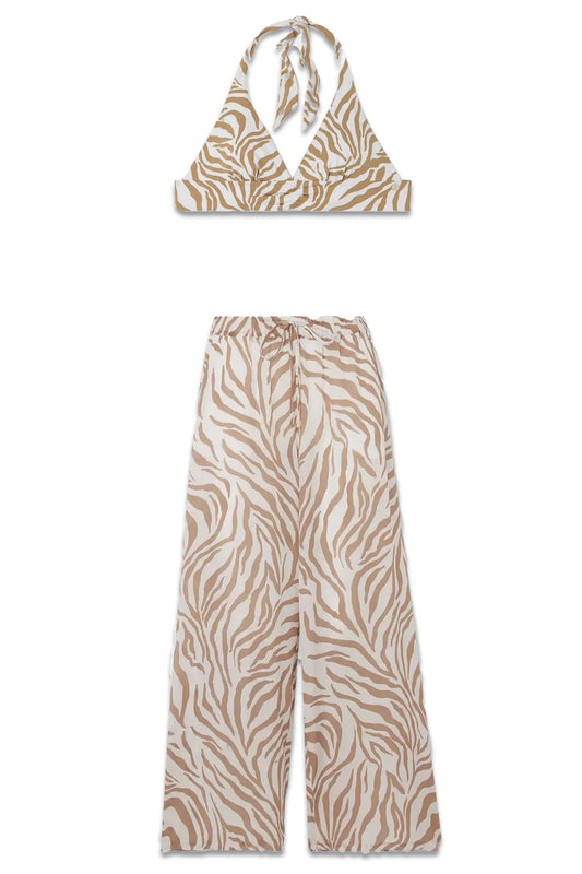 Beachwear Flavia Zebra-print Set