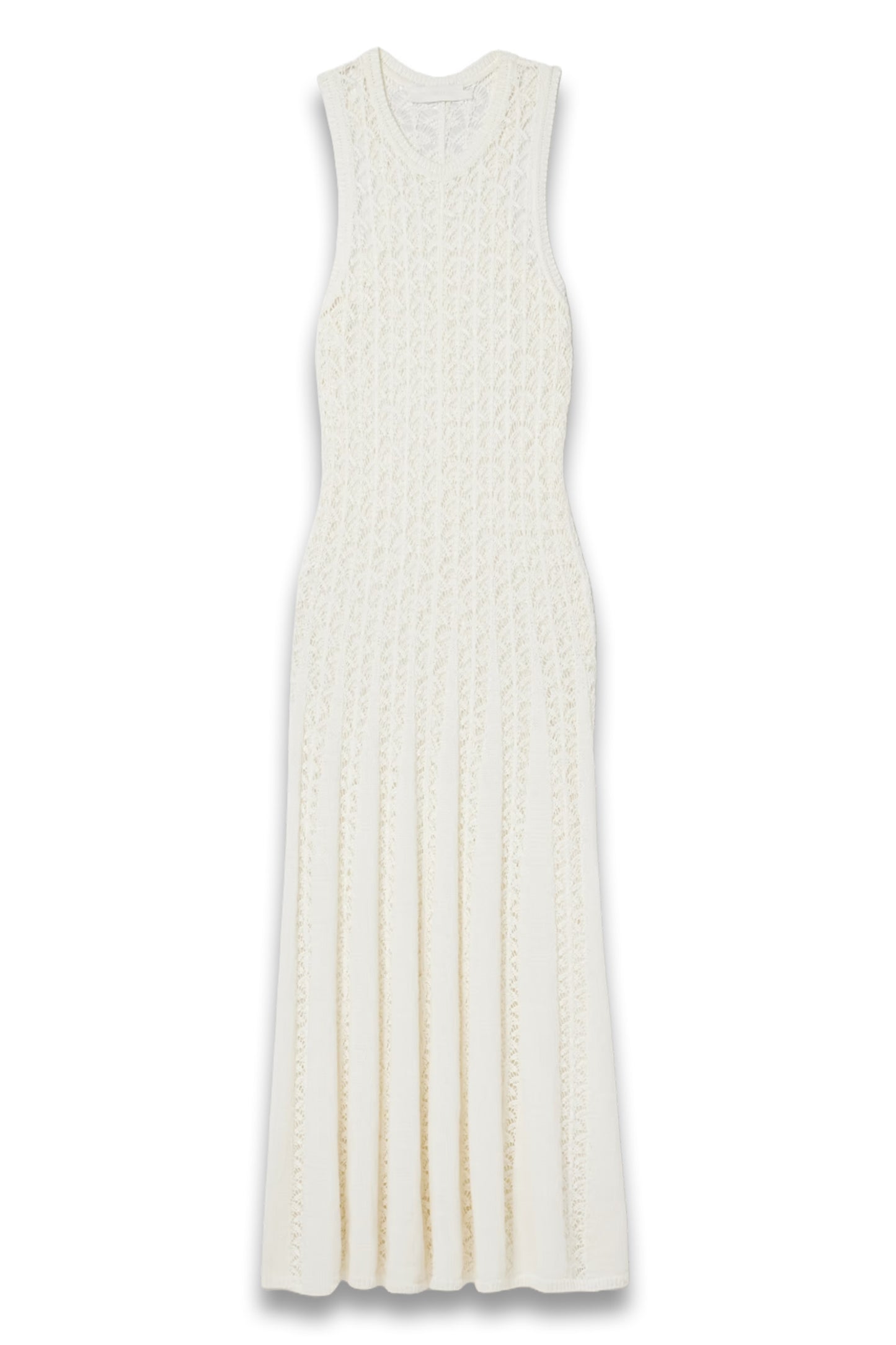 Wylie Open-Knit Cotton Maxi Dress