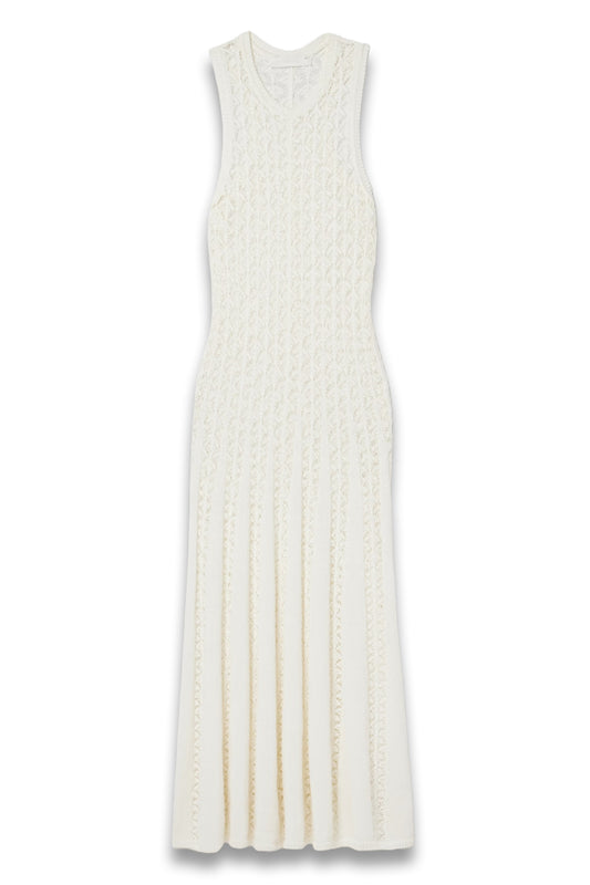 Wylie Open-Knit Cotton Maxi Dress