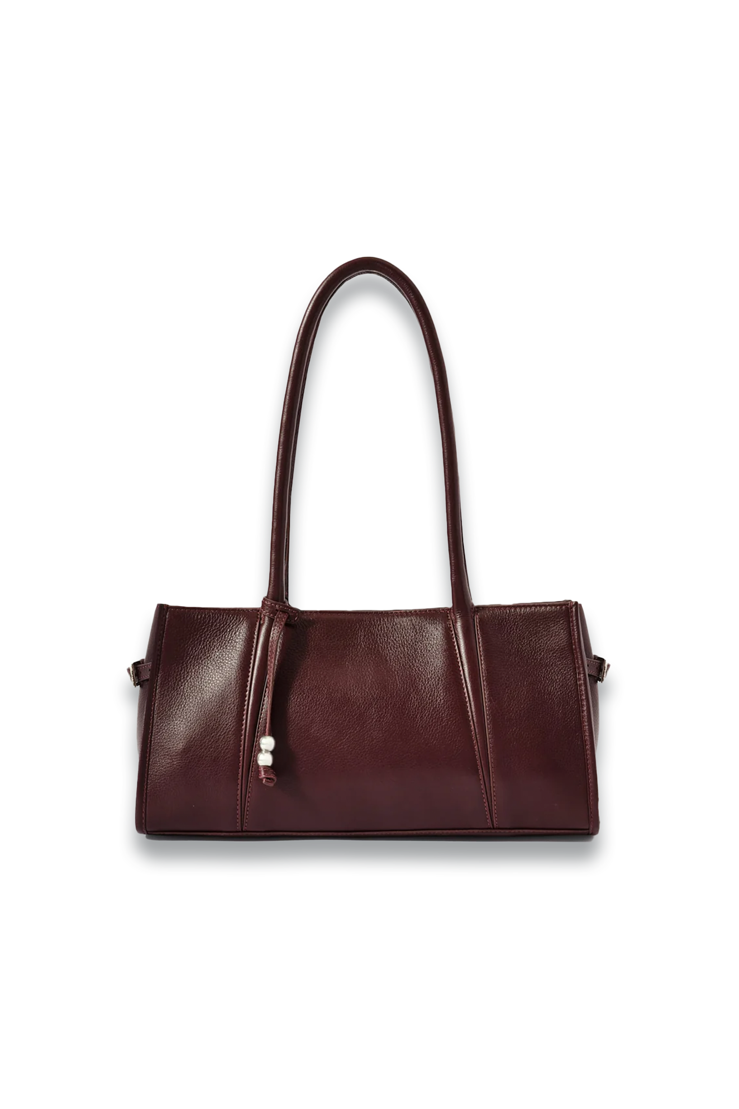 Zita Burgundy Leather Shoulder Bag