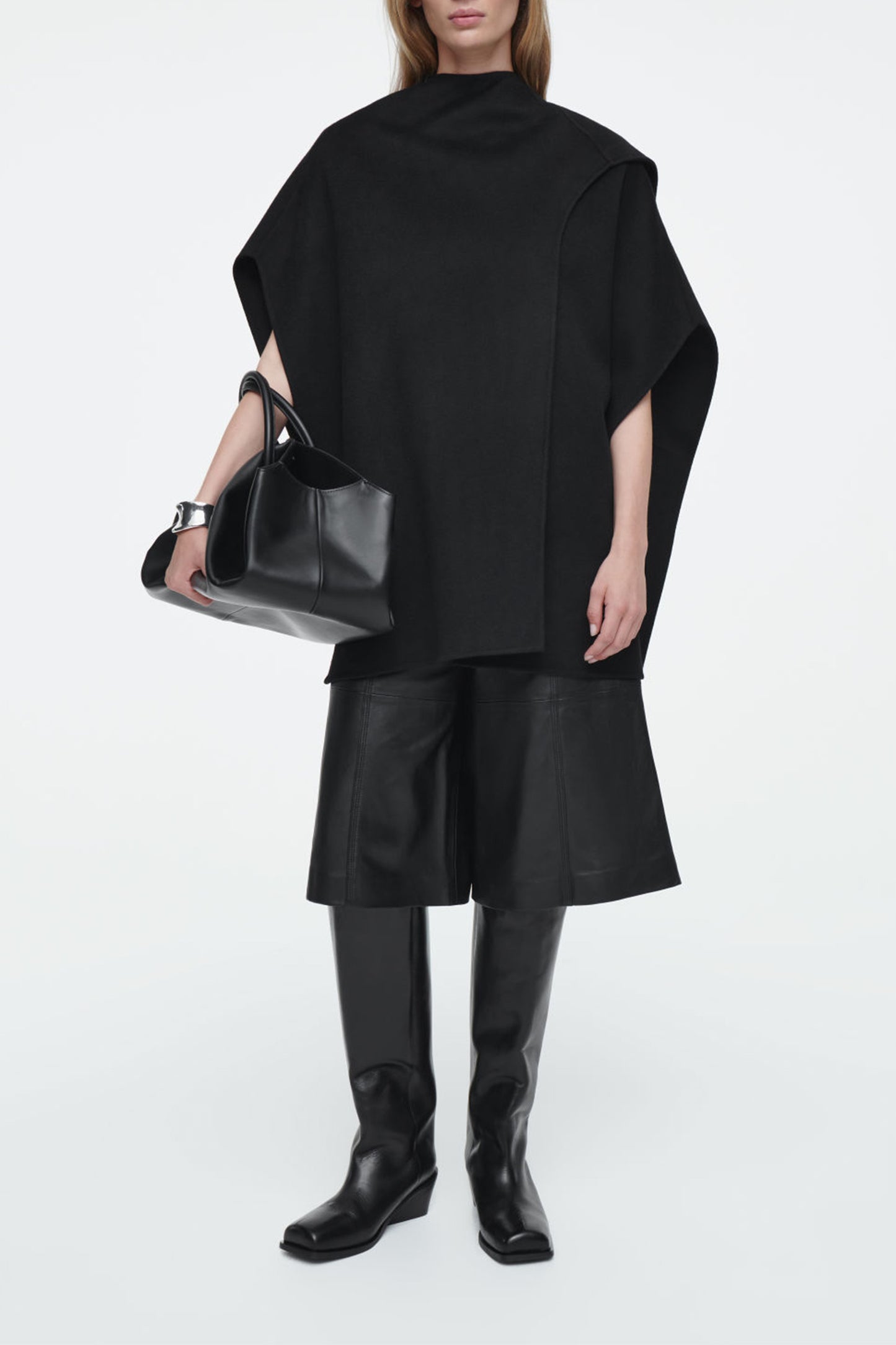 Wool Blend Cape