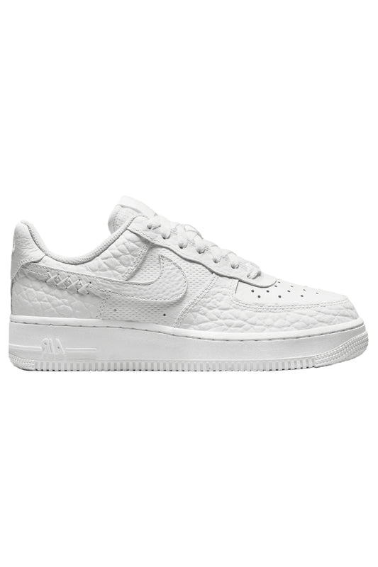 Air Force 1 '07 White Textured Leather Sneakers