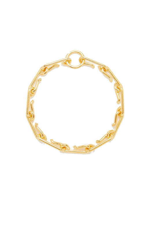 Hook 18kt Gold-Plated Bracelet