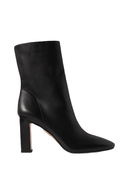 Manzoni 85 Black Leather Ankle Boots