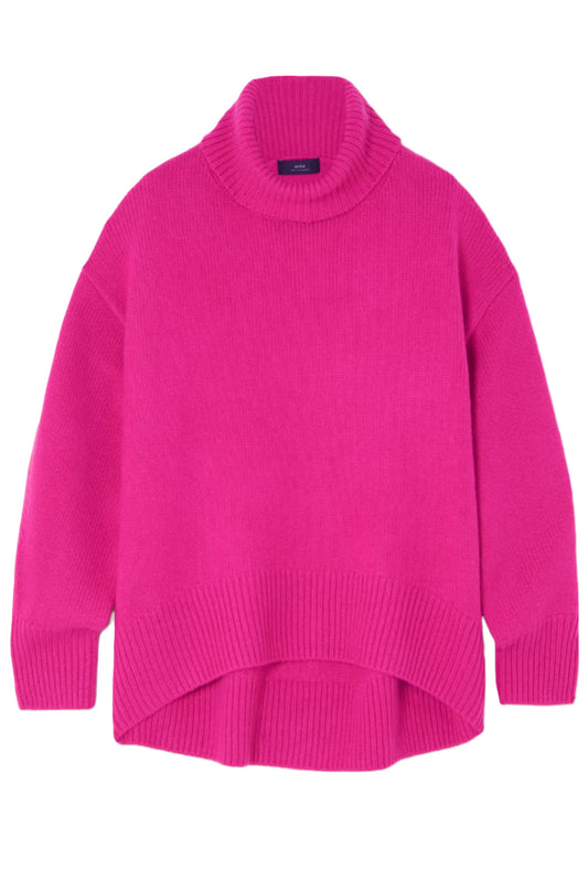 World's End Cashmere Pink Turtleneck Sweater