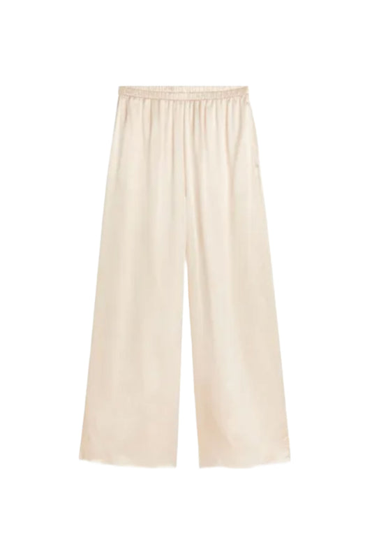 Silk Pyjama Trousers In Cream