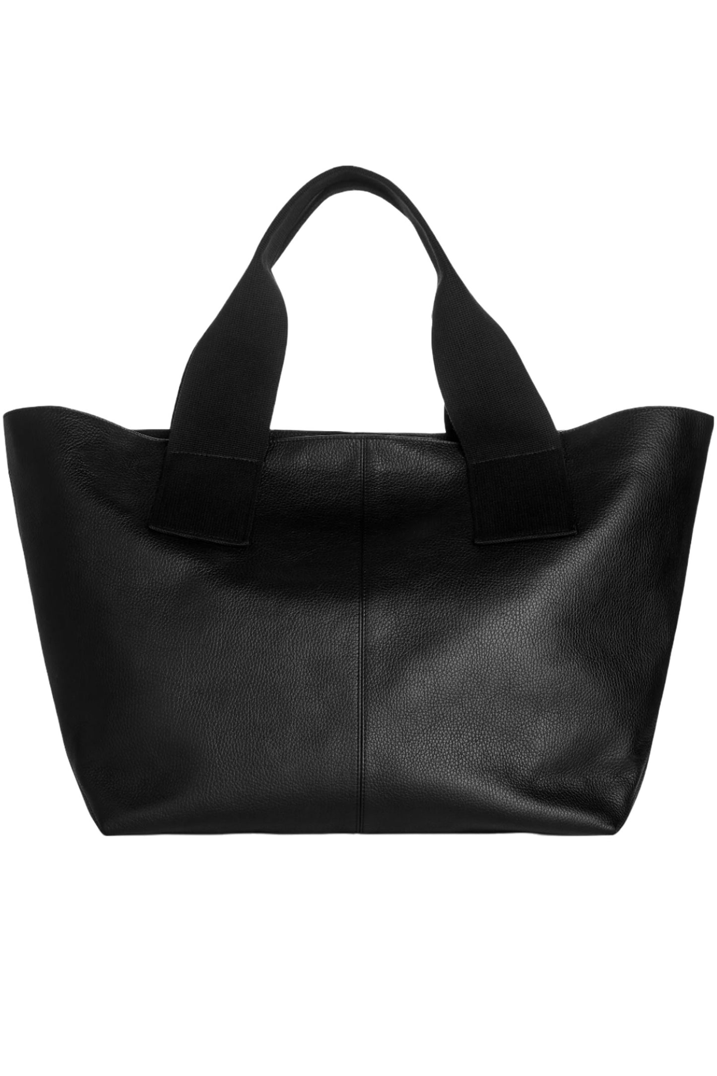 Leather Black Tote