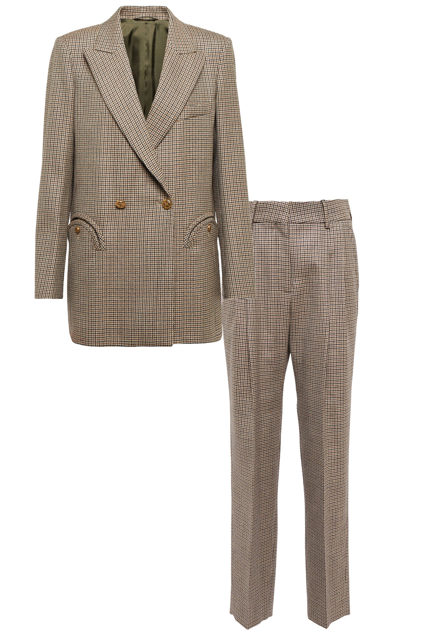 Houndstooth Wool Suit