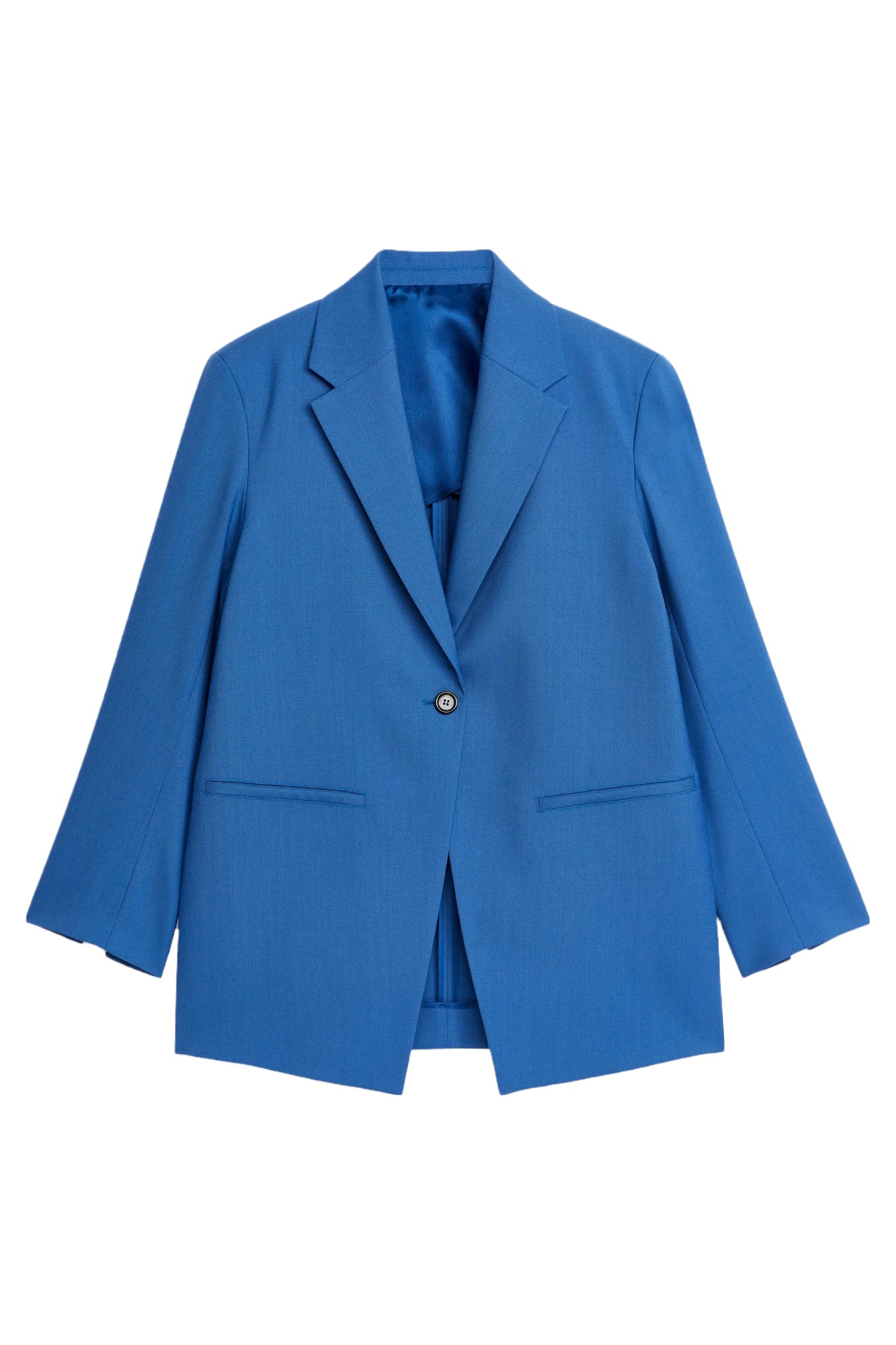 Hopsack Blue Wool Blazer