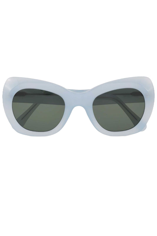 Blue Oversized Butterfly Sunglasses