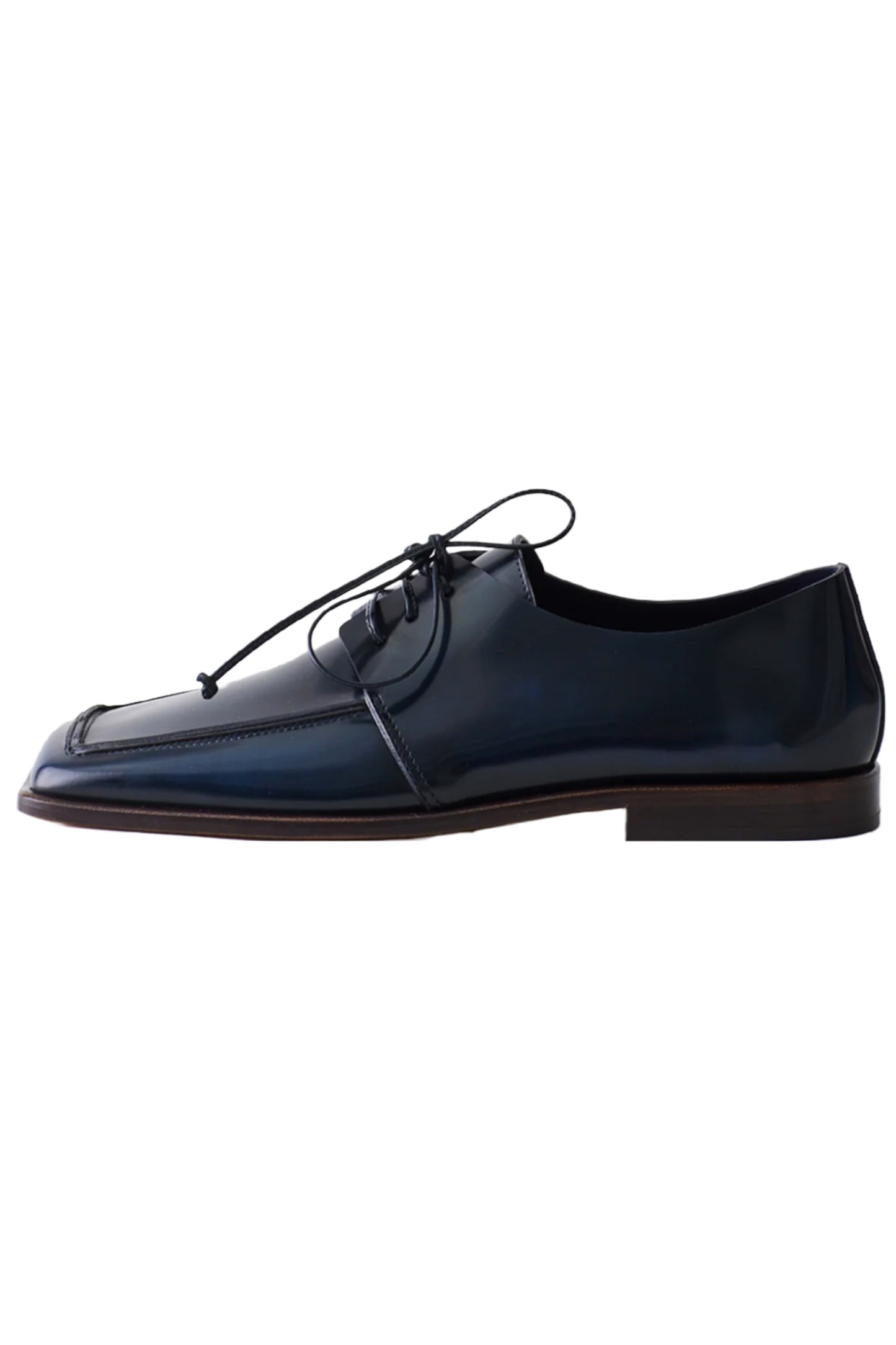 Navy Square Toe Loafer