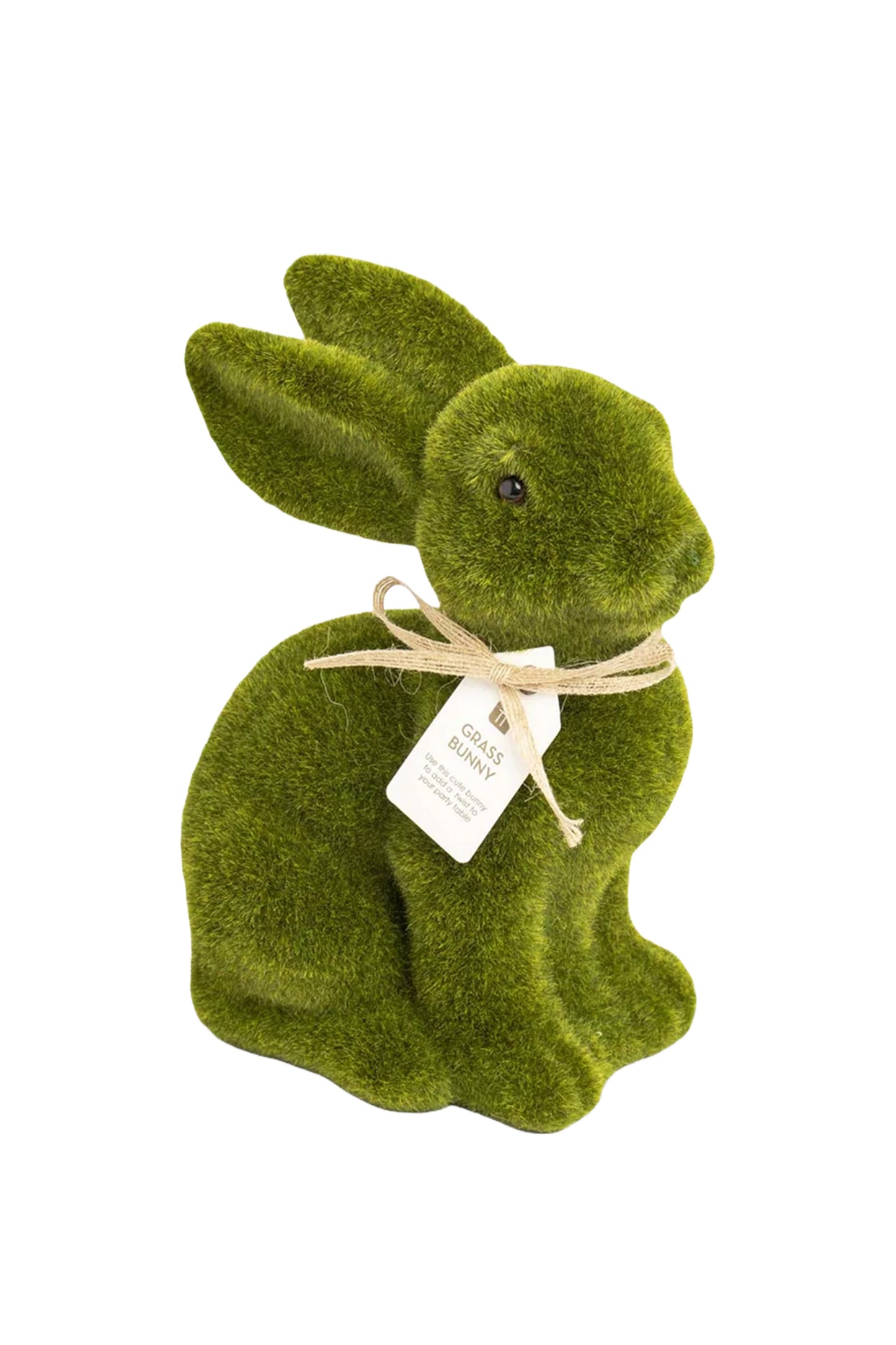 Grass Bunny Decoration, Green, H25cm