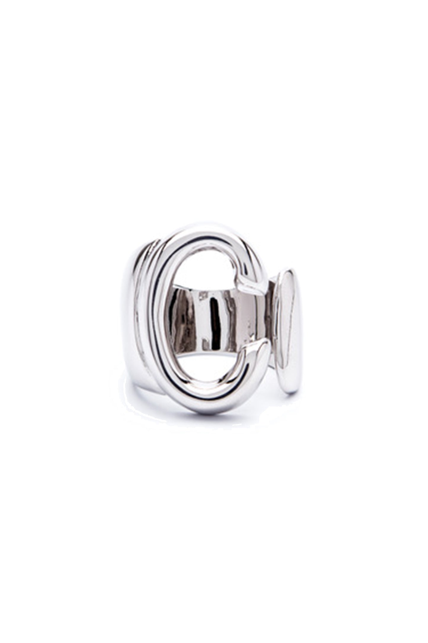 Silver Alphabet Letter Ring