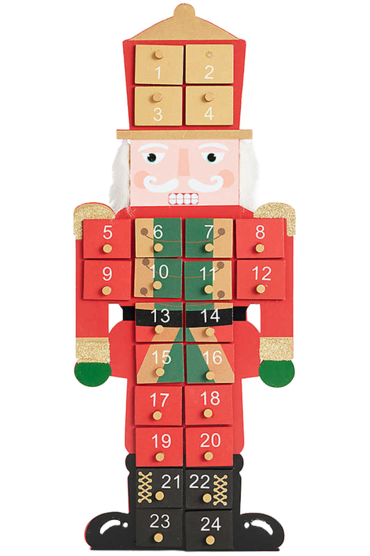 Nutcracker Wooden Advent Calendar