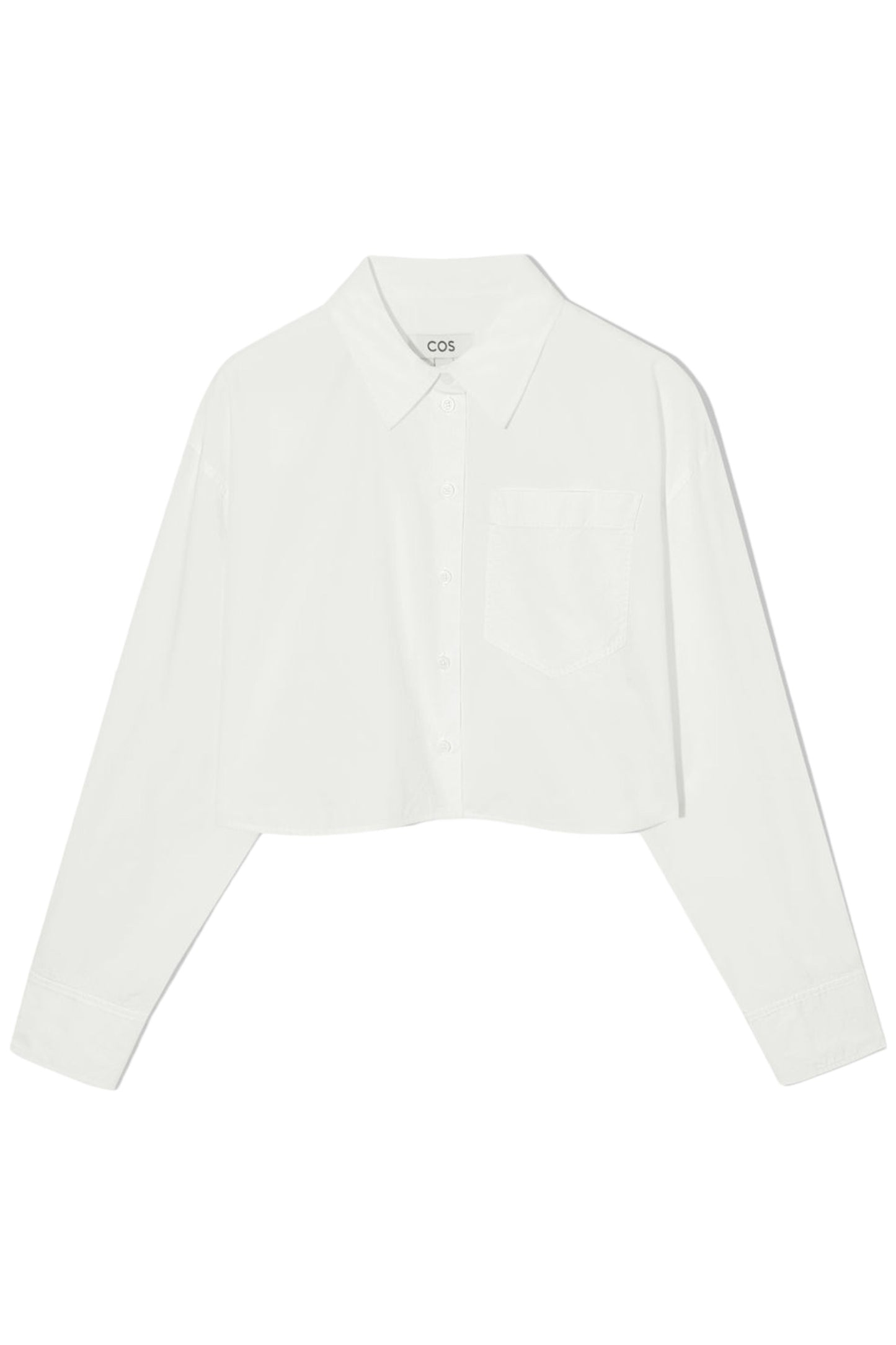 Cropped Poplin Shirt