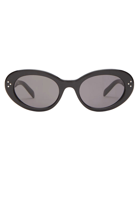 Oval Cat-Eye Acetate Sunglasses