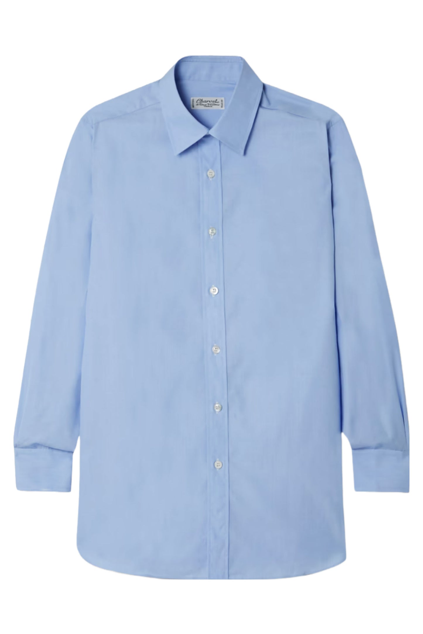 Light Blue Cotton-poplin Shirt