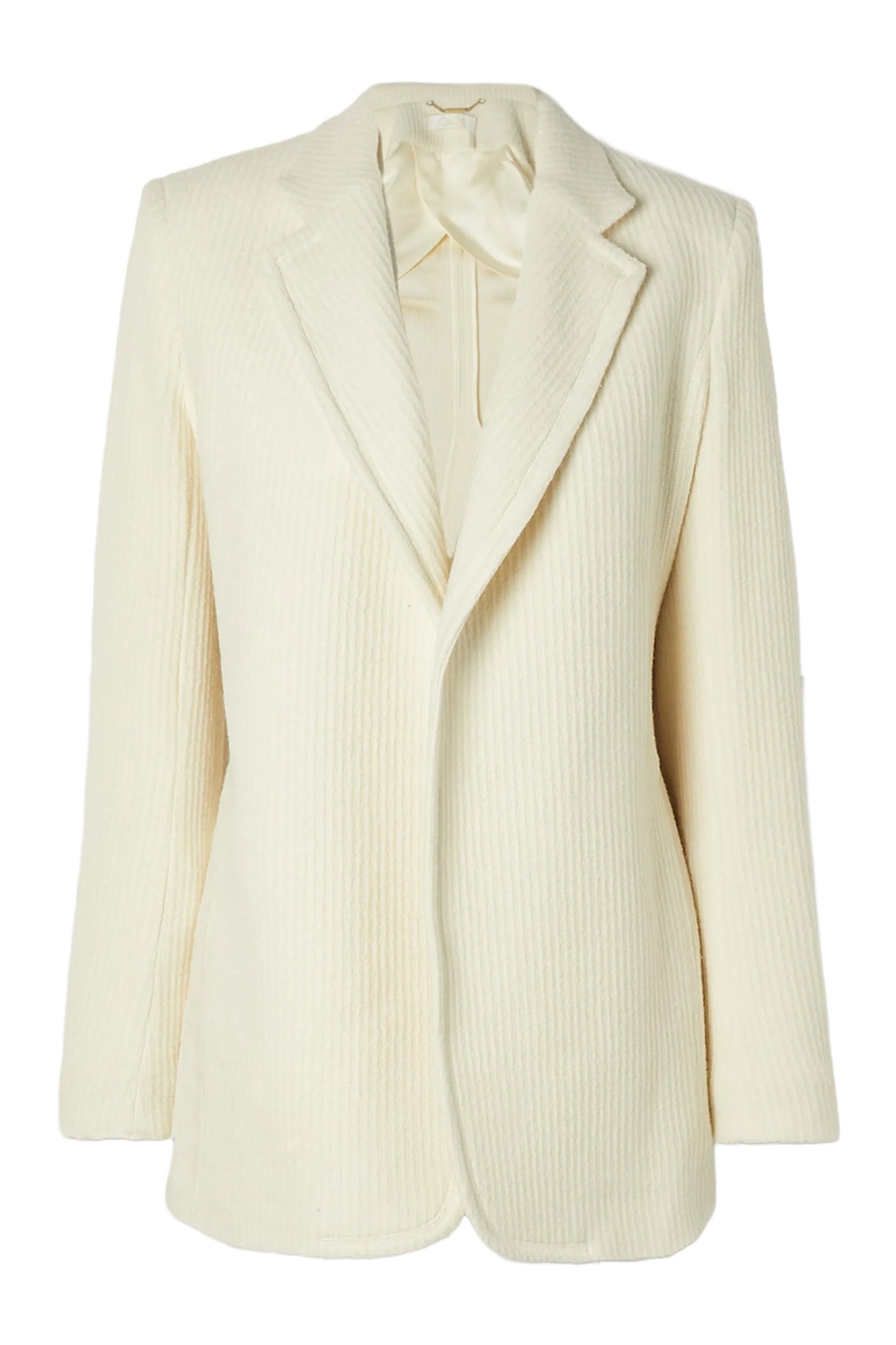 Ribbed Wool Blazer