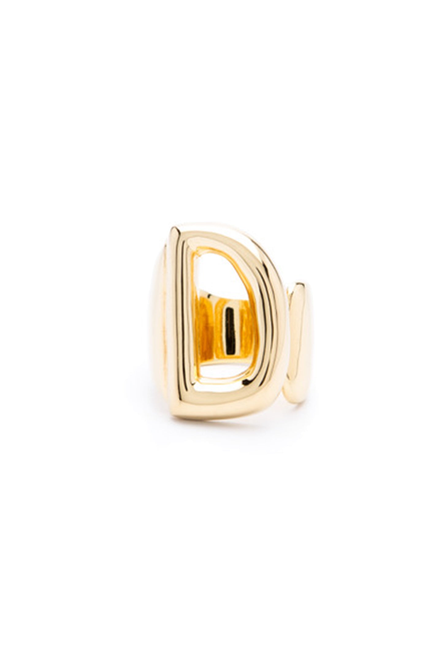 Gold Alphabet Letter Ring