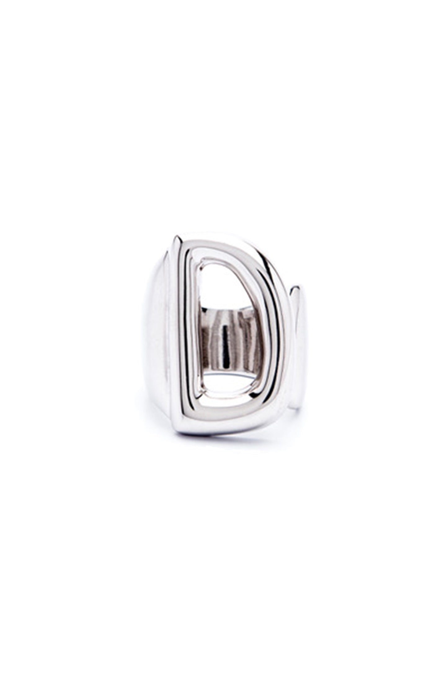 Silver Alphabet Letter Ring