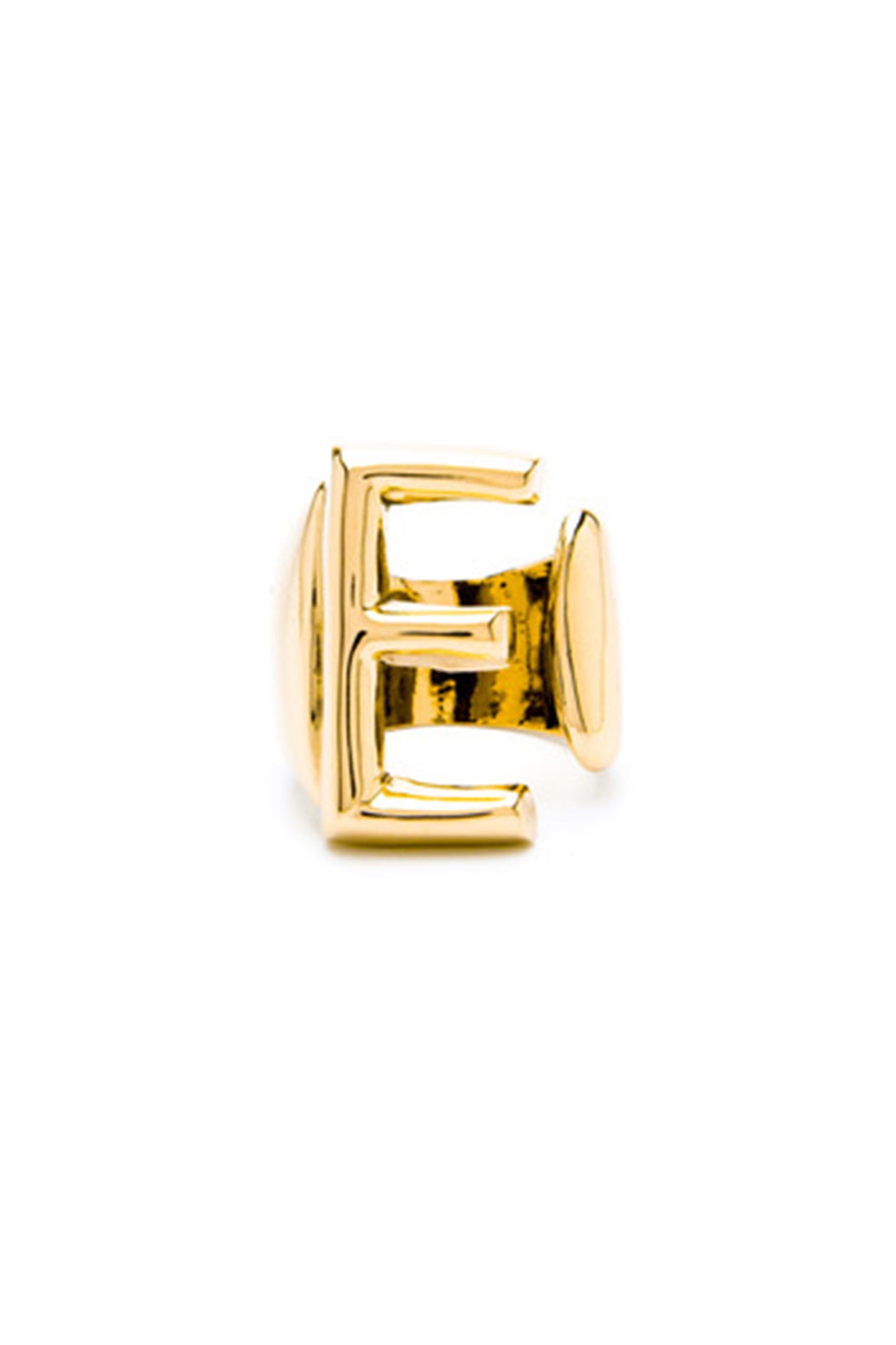 Gold Alphabet Letter Ring