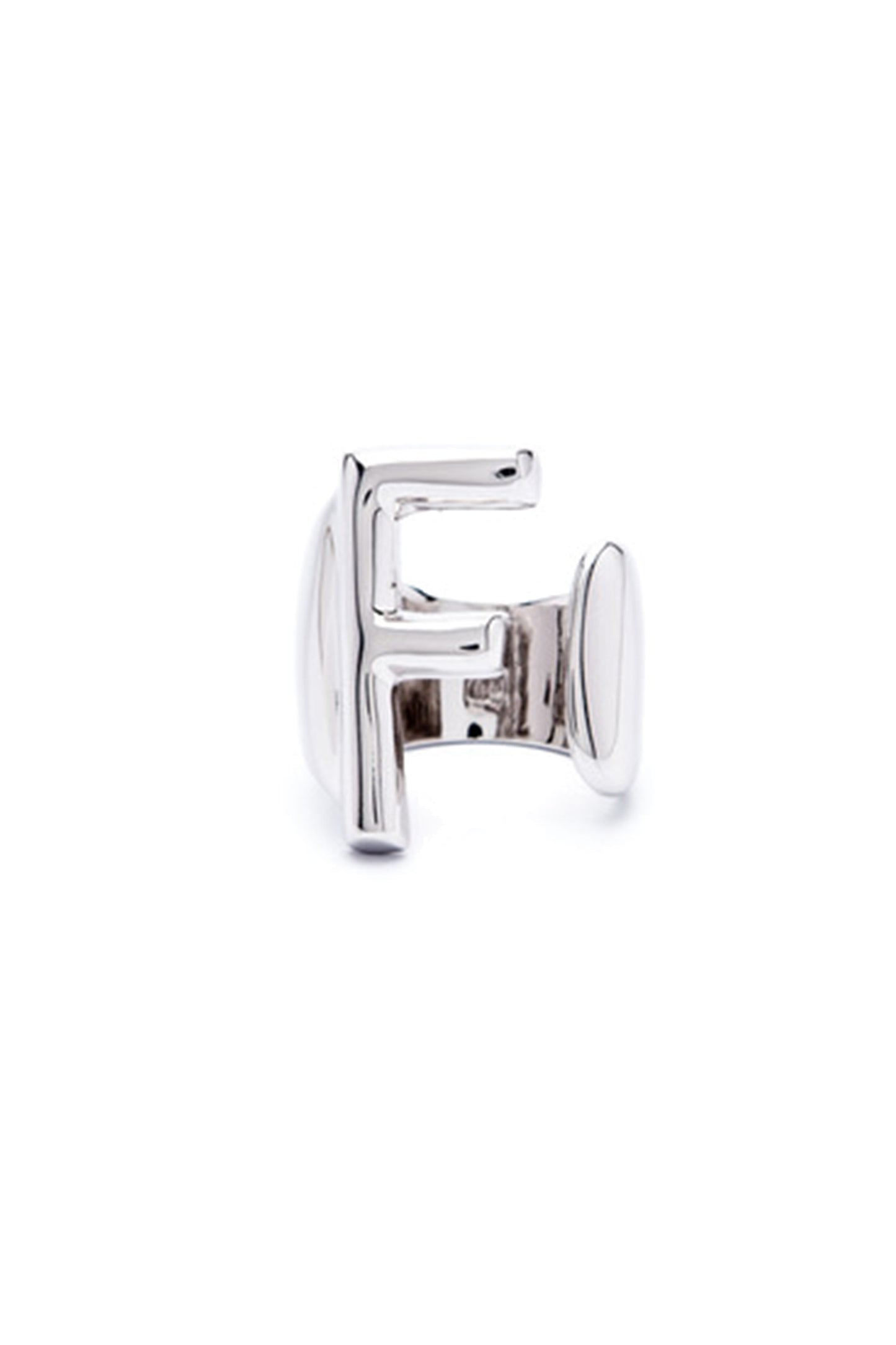 Silver Alphabet Letter Ring