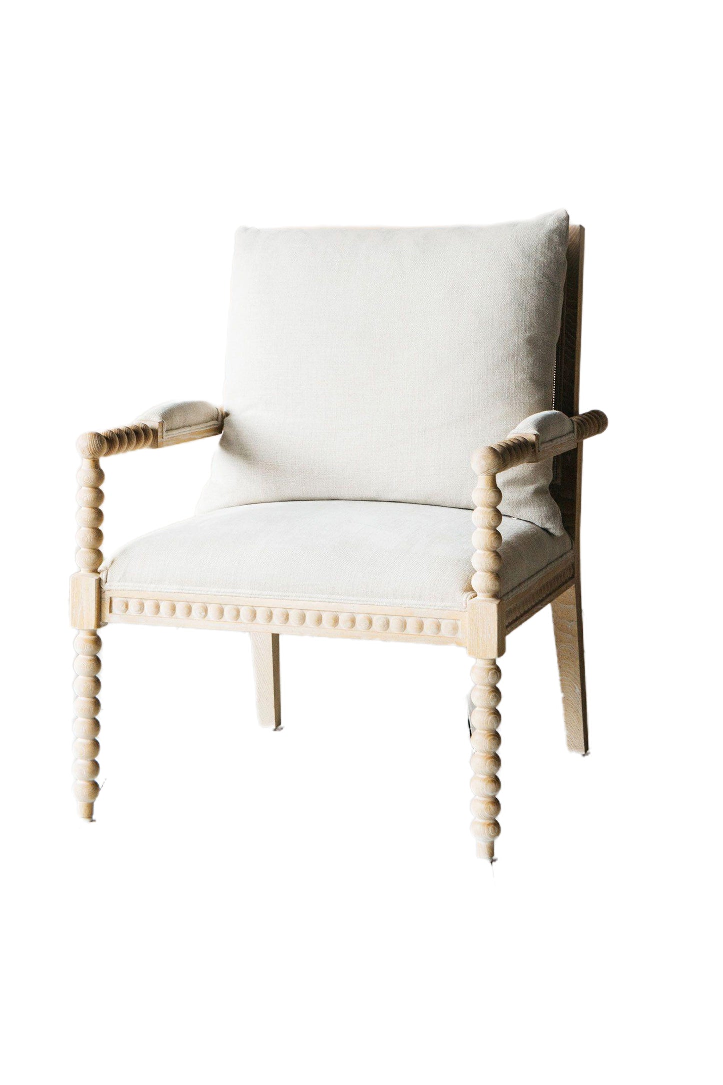 Bobbin Natural Linen And Ash Armchair