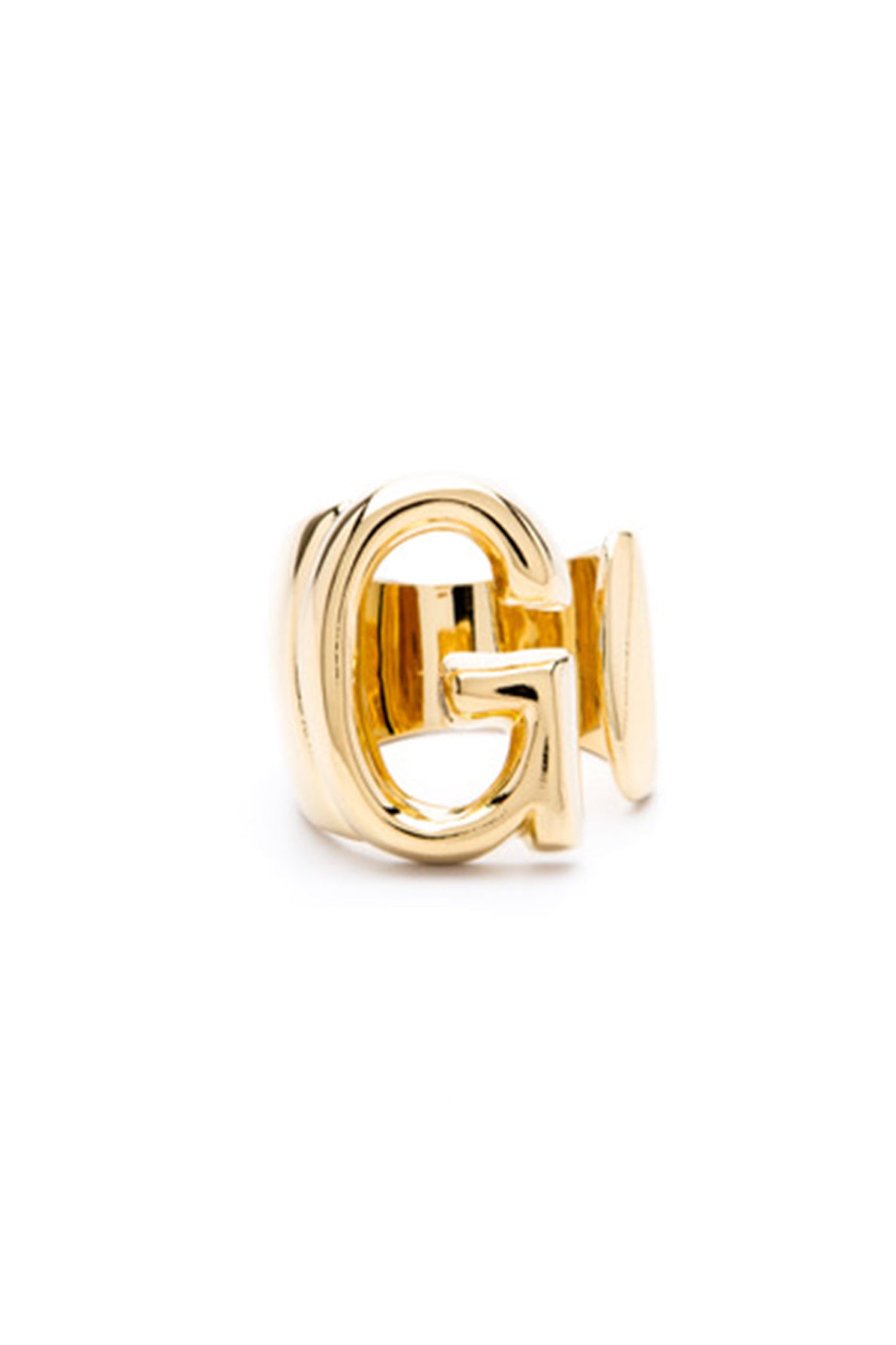 Gold Alphabet Letter Ring