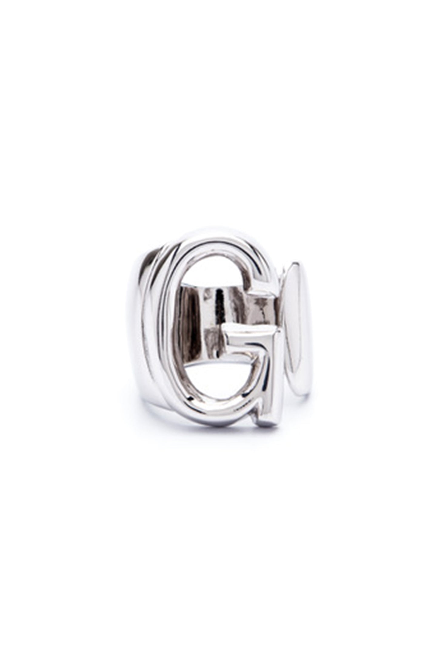 Silver Alphabet Letter Ring