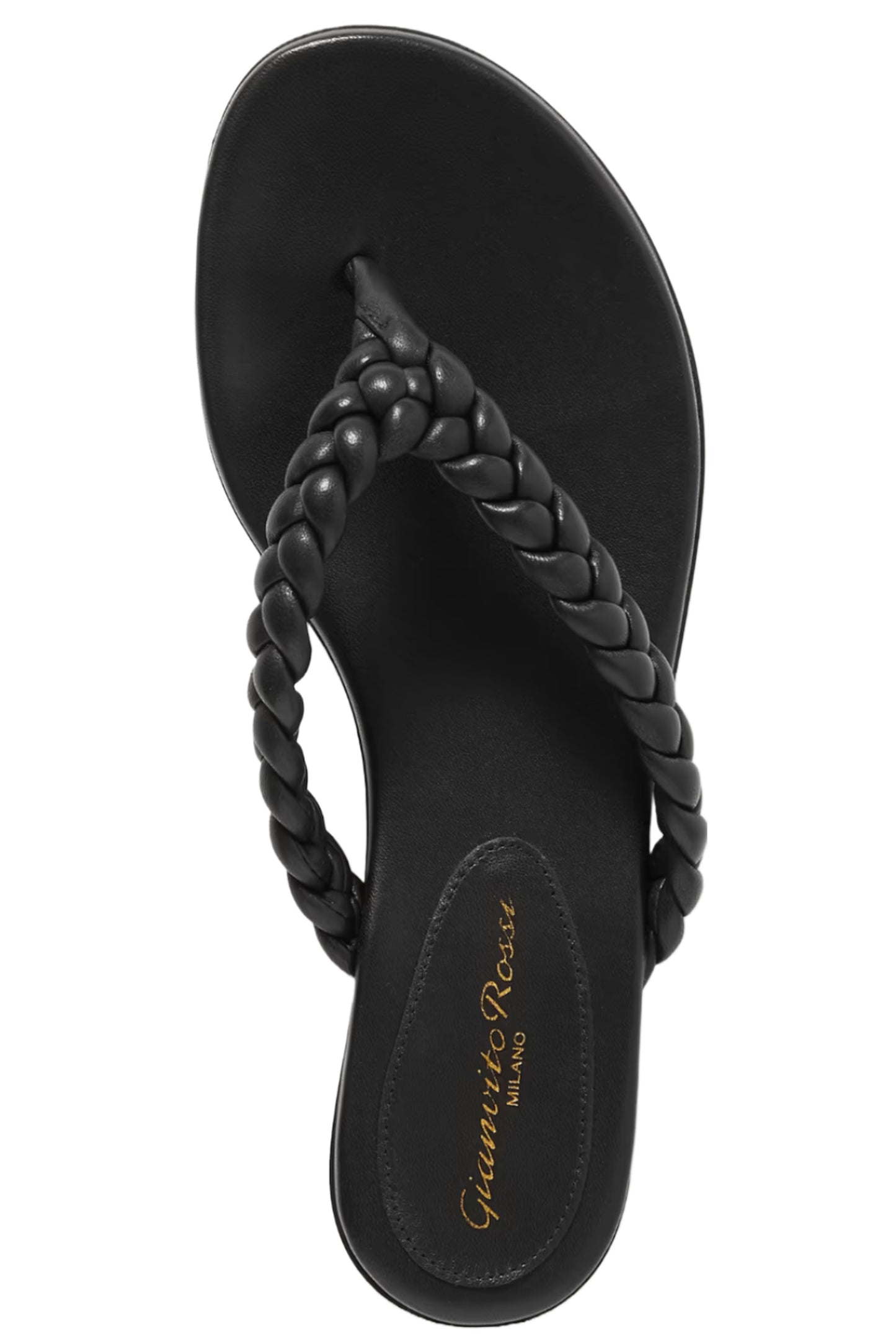 Tropea Braided Leather Flip Flops