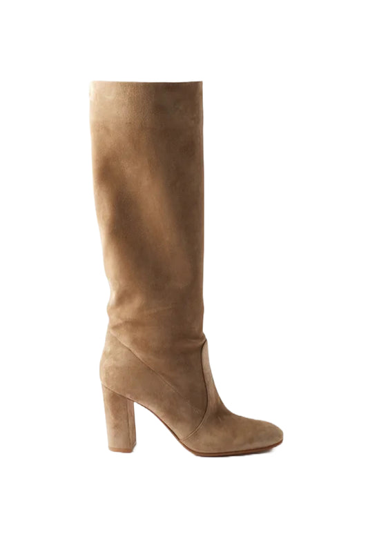 Glen 85 Slouched Suede Knee Boots