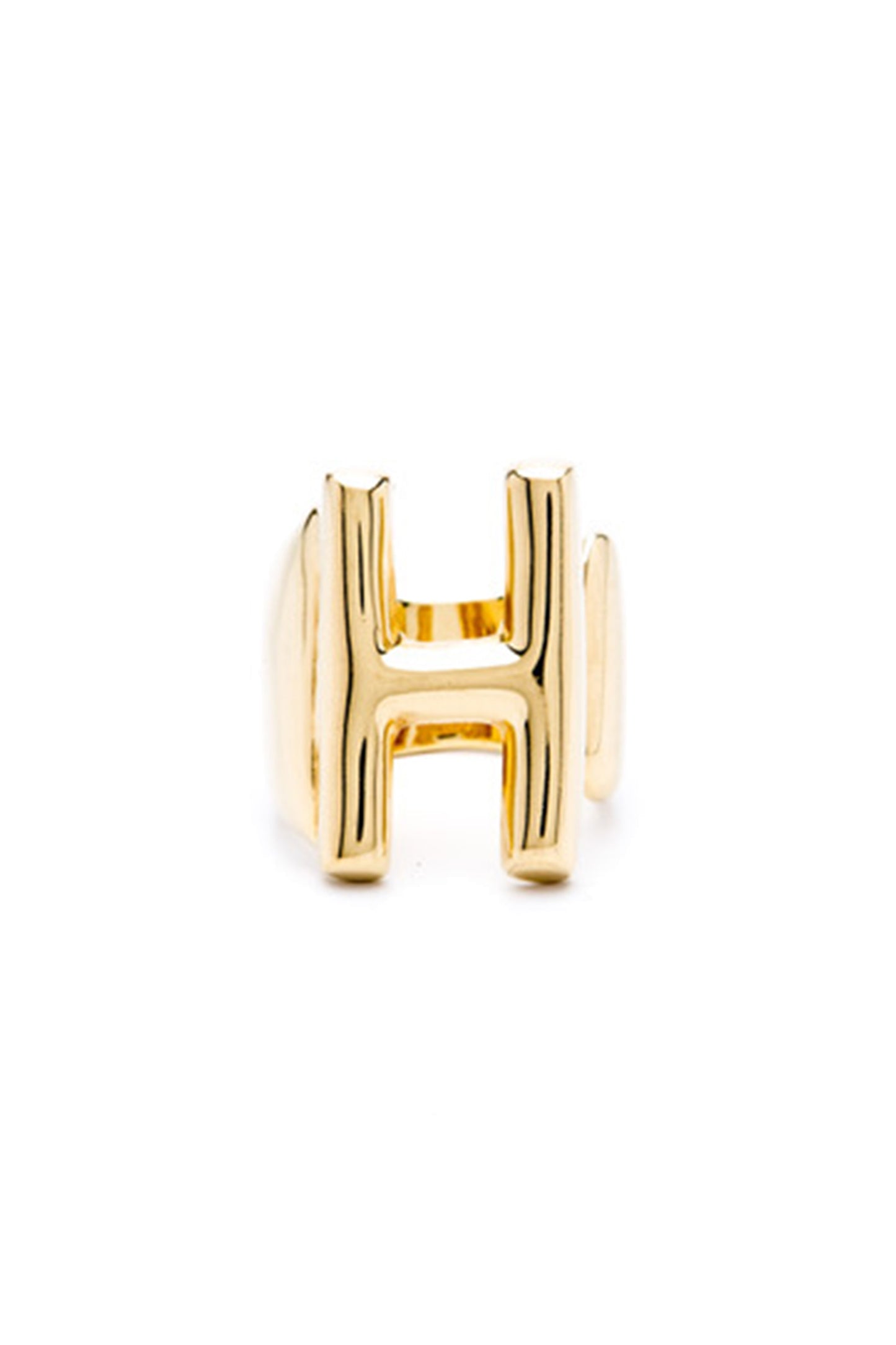 Gold Alphabet Letter Ring