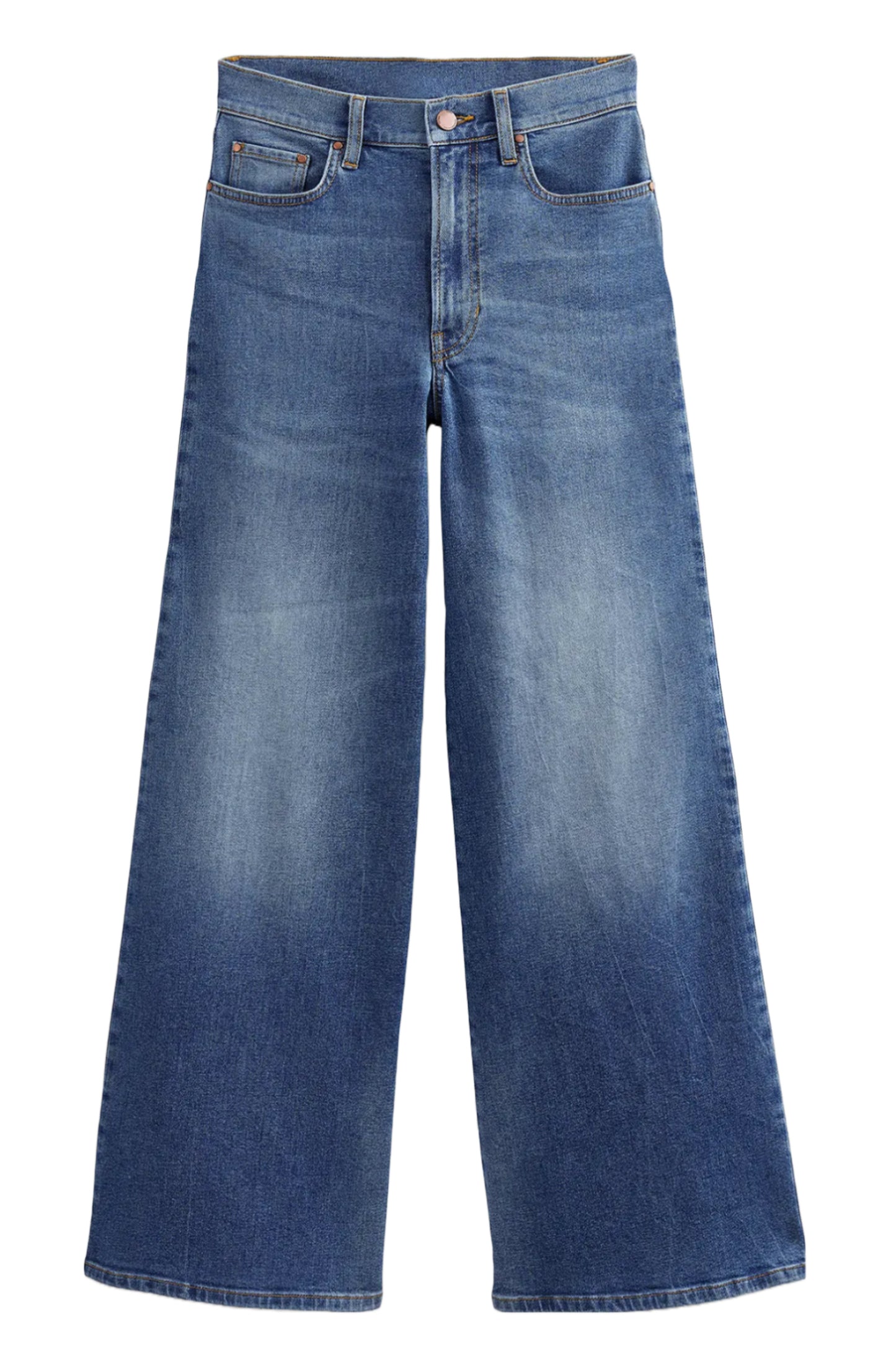 High Rise Wide Leg Jeans