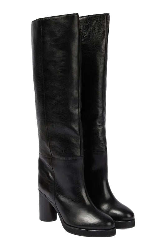 Lelia Leather Knee-high Boots