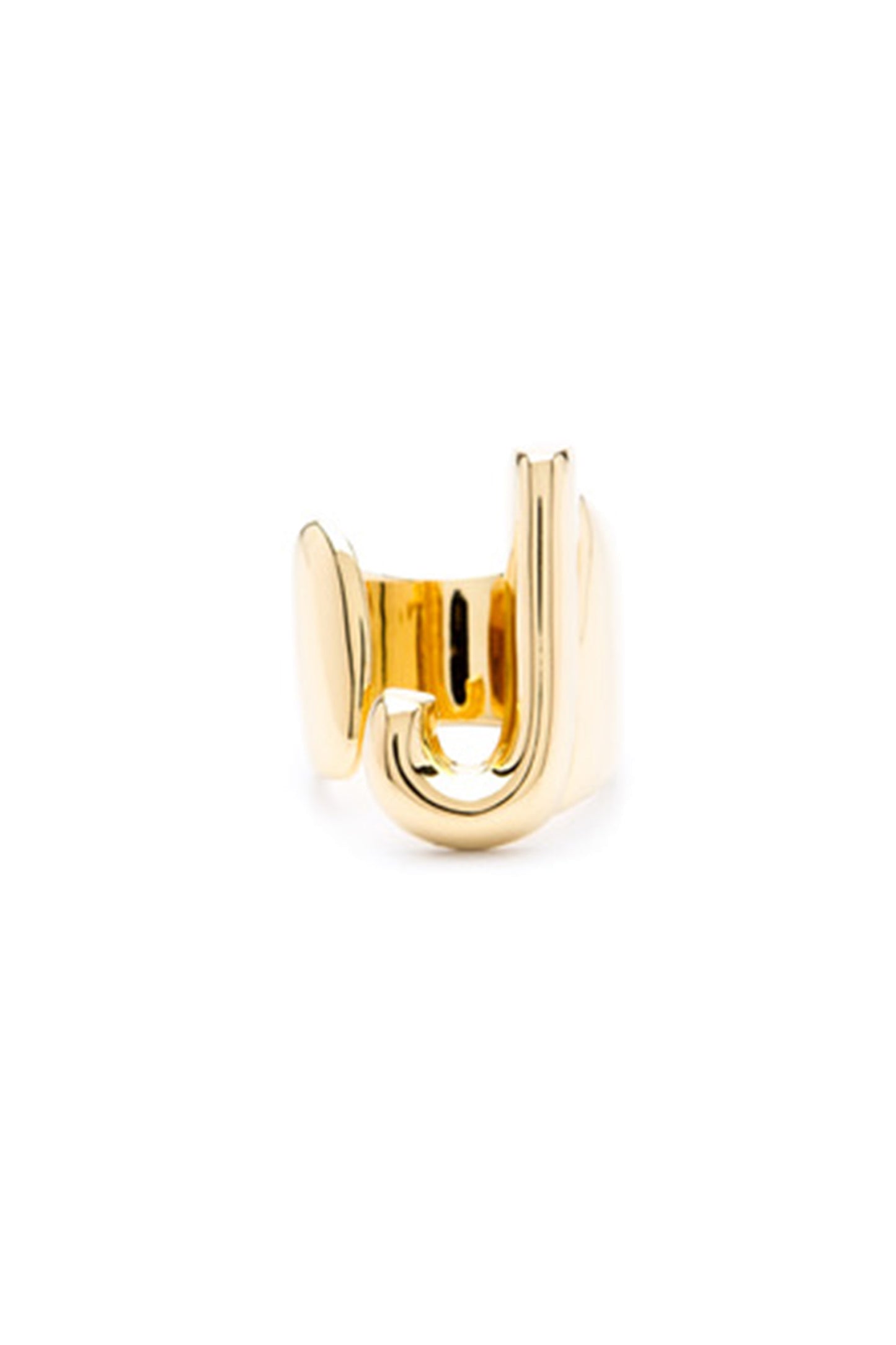 Gold Alphabet Letter Ring