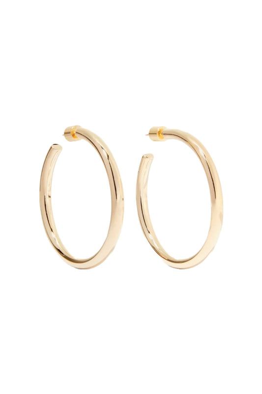 Baby Lilly Gold-plated Hoop Earrings