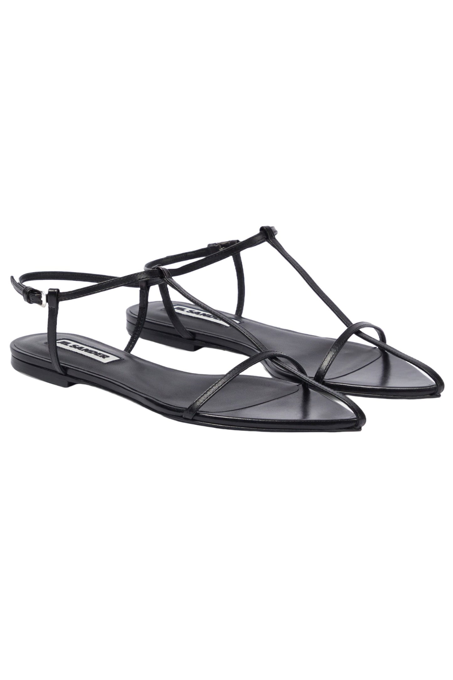 Nappa Black Platform Sandals